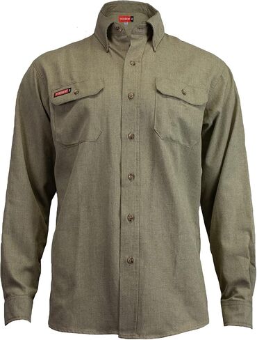 DRIFIRE TECGEN Select FR Work Shirt, Flame Resistant, X-Large, Grey, TCG01150222 in Saudi Arabia