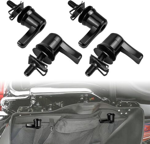 أقفال سرج لمنع السرقة، حقيبة سرج، قفل رافعة، قفل مسمار، صامولة، أجهزة أمان متوافقة مع التجول في شارع الطريق، إليكترا جلايد رود كينج سوفتيل 1992-في وقت لاحق in Kuwait