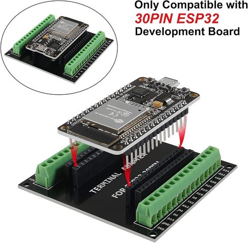 4Pcs ESP32 Breakout Board 30Pin GPIO 1 into 2 for 30PIN ESP32 ESP32S Development Board in Kuwait