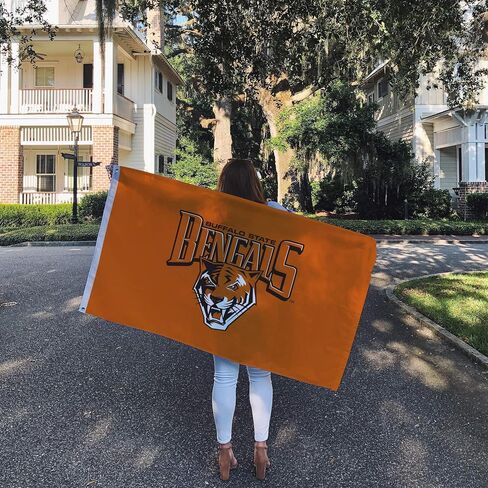Desert Cactus Buffalo State College Flag Bengals SUNY Banners 100% Polyester Indoor Outdoor 3x5 feet Flags (Style 1) in Saudi Arabia
