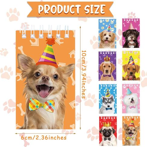Mini Notepads, 24 Pcs Cat Multicolor Style Pocket Notebooks Spiral Mini Notebook for Kids Birthday Party Supplies, 8 Styles (Cat) in Saudi Arabia