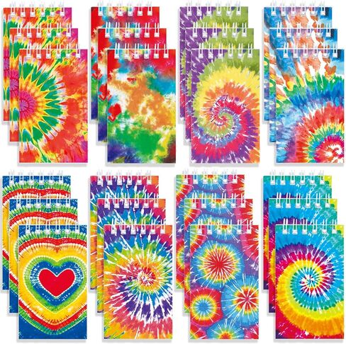 Mini Notepads, 24 Pcs Cat Multicolor Style Pocket Notebooks Spiral Mini Notebook for Kids Birthday Party Supplies, 8 Styles (Cat) in Saudi Arabia