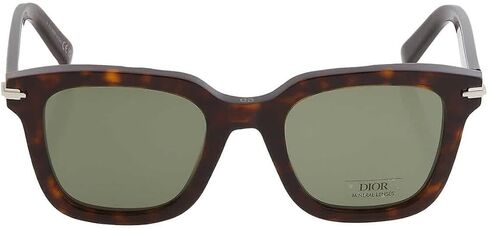 ديور نظارة شمسية للرجال مستطيلة باللون الأخضر، DIORBLACKSUIT S10I 20C0 51، هافانا داكنة in Kuwait