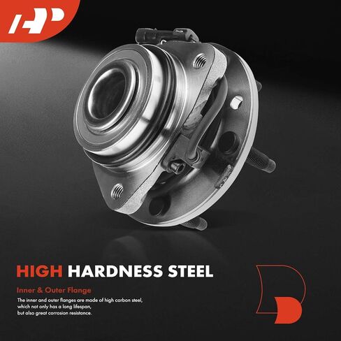A-Premium 2 × محمل العجلة الأمامية ومجموعة المحور مع ABS و5 عروة متوافقة مع Chevy & GMC & Isuzu & Oldsmobile - 1997-2005 - Blazer، S10، Jimmy، Sonoma، Hombre، Bravada in Saudi Arabia