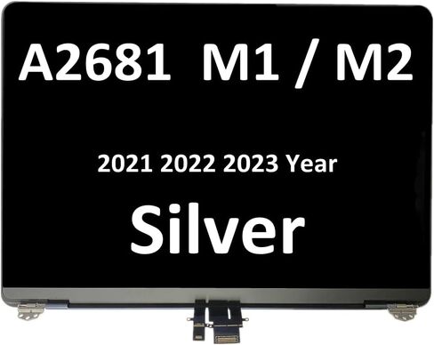 New LCD Screen Assembly for MacBook Air 13'' A2681 2022 2023 M2 EMC 4074 Silver in Saudi Arabia