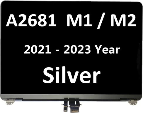 New LCD Screen Assembly for MacBook Air 13'' A2681 2022 2023 M2 EMC 4074 Silver in Saudi Arabia