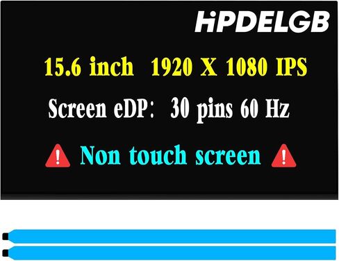 New Screen for HP Probook 650 G8 G9 LCD Screen Replacement 15.6 inch 1080P 30PIN FHD 1920x1080 IPS LCD LED Display (Non-Touch Screen) in Saudi Arabia