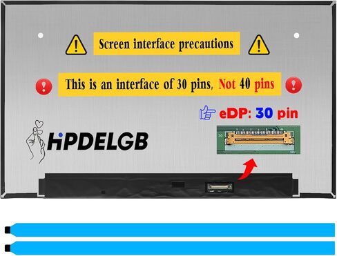 New Screen for HP Probook 650 G8 G9 LCD Screen Replacement 15.6 inch 1080P 30PIN FHD 1920x1080 IPS LCD LED Display (Non-Touch Screen) in Saudi Arabia