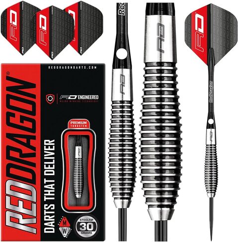 RED Dragon Lethal Magic 25g, 28g or 30g Tungsten Darts Set with Flights and Stems in Saudi Arabia