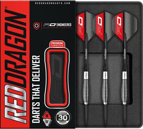 RED Dragon Lethal Magic 25g, 28g or 30g Tungsten Darts Set with Flights and Stems in Saudi Arabia