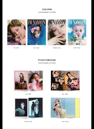 TWICE NAYEON The 1st Mini Album ''IM NAYEON ''Album without poster. (A ver.) in Saudi Arabia