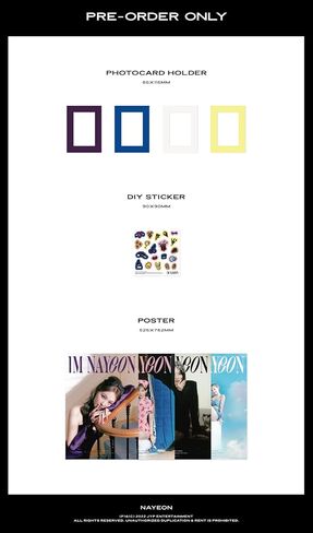 TWICE NAYEON The 1st Mini Album ''IM NAYEON ''Album without poster. (A ver.) in Saudi Arabia