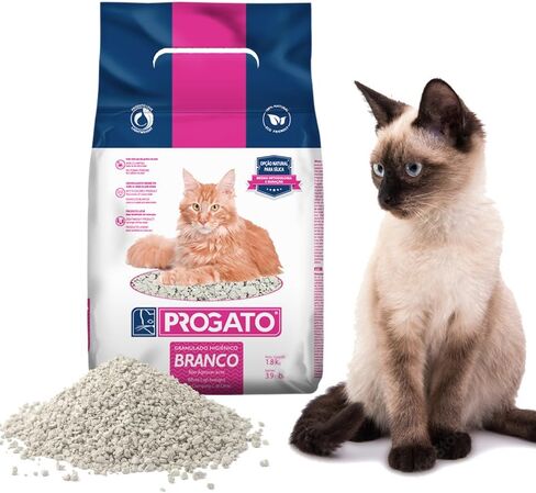Premium Natural Cat Litter, 4 lb (Pack of 2) - 100% Natural Diatomaceous Earth Non-Clumping Cat Litter, 21+ Day Odor Control, Lightweight, Chemical and Dye Free in Saudi Arabia