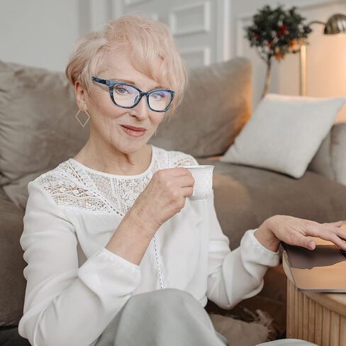 3 Pack Reading Glasses for Women, Blue Light Blocking Computer Readers with Spring Hinge, Ultra Lightweight & Highly Vision 3.0X in Saudi Arabia