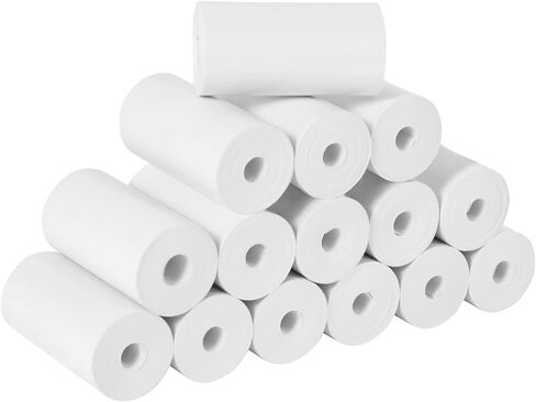 15 Rolls Print Paper for Kids Instant Print Camera, Premium Photo Printer Thermal Paper, Kid's Instant Print Camera Refill Paper 57 x 30 mm Print Paper in Saudi Arabia