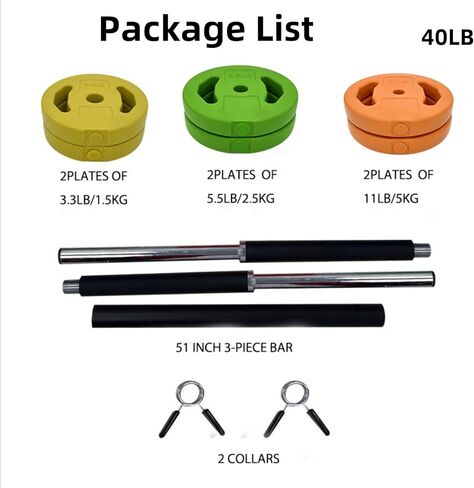 Cardio Body Pump Weights, Barbell Weight Set, Adjustable Free Weights for Home and Gym Workout in Saudi Arabia