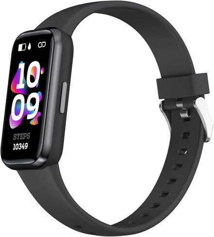 ZURURU Fitness Tracker Watch with Heart Rate Blood Oxygen Monitor, Slim Smart Watch for Men and Women in Kuwait