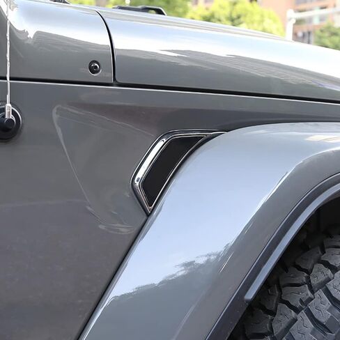 LED Side Marker Light Replacement Compatible with Jeep Wrangler JL JT 2018 2019 2020 2021 2022 Front Fender Marker Lamp with Dynamic Sequential Turn Signal Chrome Spider Web Style in Saudi Arabia