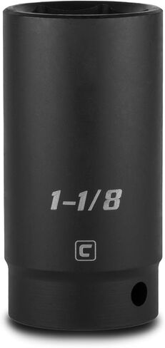Capri Tools 1-Inch Deep Impact Socket, 1/2-Inch Drive, 6-Point, SAE in Kuwait