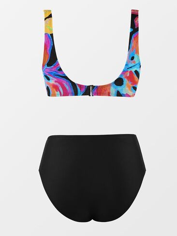 CUPSHE Women's Bikini Sets Bathing Suit High Waisted Square Neck Drawstring U Back Hook Wide Straps in Saudi Arabia