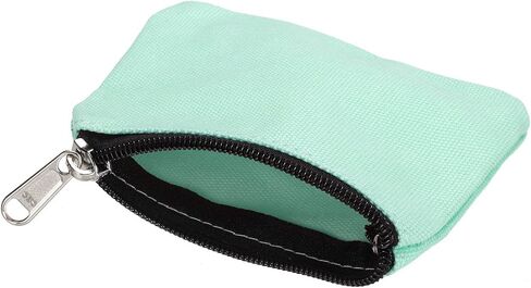 PATIKIL 3" x 5" Coin Purse Pouch, 6 Pack Change Purses Small Organizer Bags with Zipper Canvas for Home, Assorted Colors in Saudi Arabia