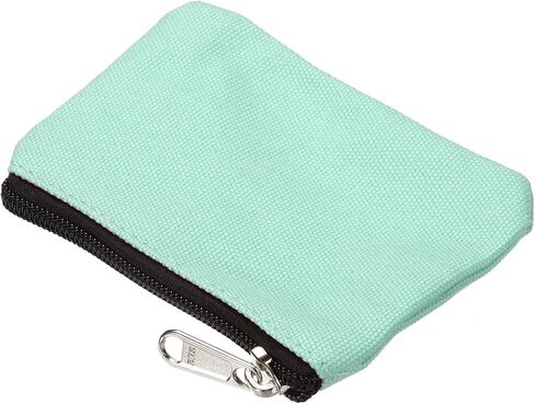 PATIKIL 3" x 5" Coin Purse Pouch, 6 Pack Change Purses Small Organizer Bags with Zipper Canvas for Home, Assorted Colors in Saudi Arabia