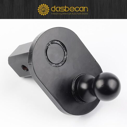 Dasbecan GNXA4085 كرة أوفست مقاس 4 بوصات موسع كرة وصلة عنق الإوزة شديدة التحمل 20000 رطل GTW/ 5000 رطل VTW كرة بقطر 2-5/16 بوصة متوافقة مع وصلات مقطورة B&W Turnoverball Gooseneck in Saudi Arabia