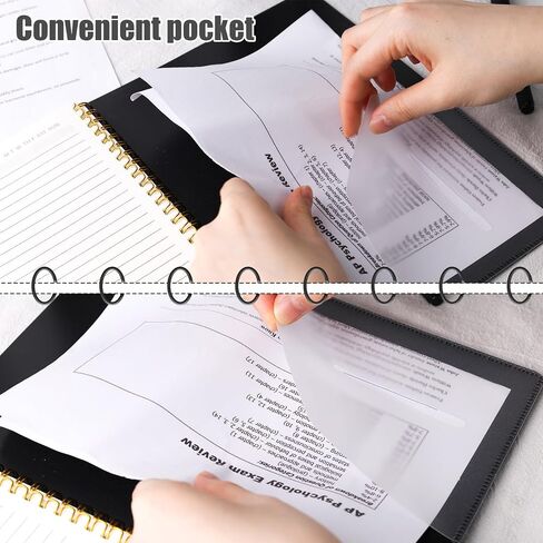 Cornell Notes Notebook, College Ruled Spiral Notebook B5 Hardcover Notebook for Note Taking Office School Black in Saudi Arabia