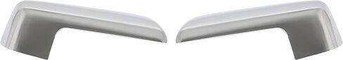 HECASA Left & Right Mirror Cover Compatible with 2019-2024 Chevy Chevrolet Silverado 1500/GMC Sierra 1500 Outer Rearview Wing Mirror Cap ABS Plastic (Silver) in Saudi Arabia