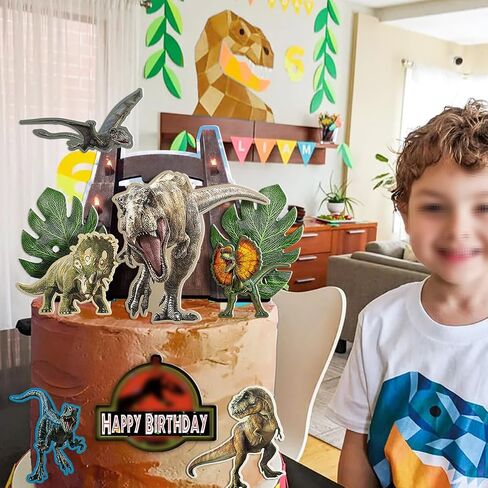 Decorations for Dinosaur Cake Topper World Theme Birthday Party Supplies for Children in Saudi Arabia