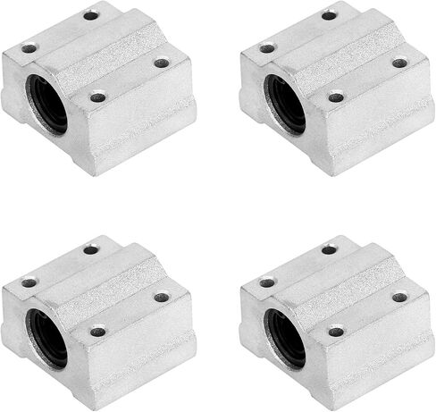 4Pcs SCS8UU Linear Motion Ball Bearing Slide Unit Bushing(8MM Inner Dia.) for CNC Machine Linear Sliding, 3D Printer Parts in Saudi Arabia