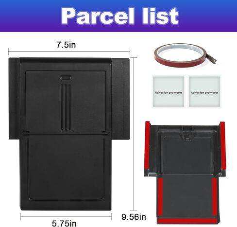 تخزين مخفي لـ 2010-2024 Toyota 4Runner منظم وحدة التحكم المركزية لملحقات 4runner وحدة التحكم مسند الذراع المخفي صندوق تخزين المقصورة السرية in Kuwait