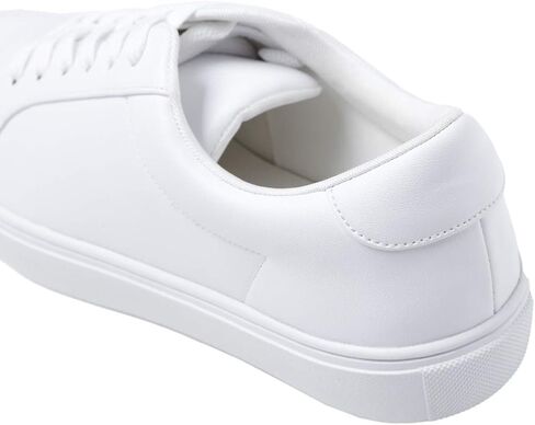 حذاء رياضي FEVERSOLE أبيض برباط من البولي يوريثان مقاس 8.5 متر مع جوارب بيضاء بدون عرض 6 أزواج in Kuwait