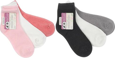 كارول هوتشمان السيدات 6 زوج حزمة سوبر لينة صالة خلخال منخفضة قطع الجوارب متعدد الألوان مايكرو القطيفة غرست الألوة وزيت الأرغان in Kuwait