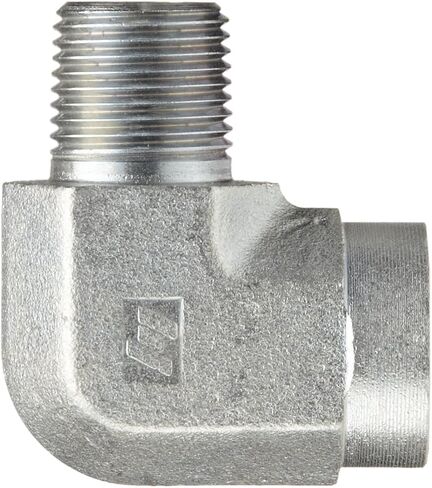 برينان 5502-08-08-FG تركيبات أنابيب الصلب المطروق، كوع شارع 90 درجة، 1/2-14 NPTF ذكر x 1/2-14 NPTF أنثى in Saudi Arabia