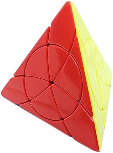 Willking Petal Pyraminx Speed Cube Pyramid 3X3 Stickerless Puzzle Cube Triangle Puzzle Magic Cube in Kuwait