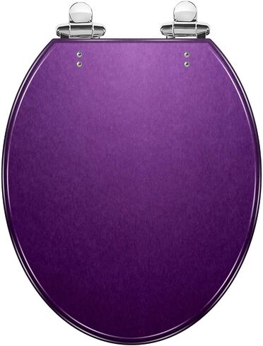 Elongated Toilet Seat Amethyst druse Resin Toilet Seat with Quietly Close Quick Release Hinges Decorative Toilet Seat with Cover Easy to Clean and Install in Saudi Arabia