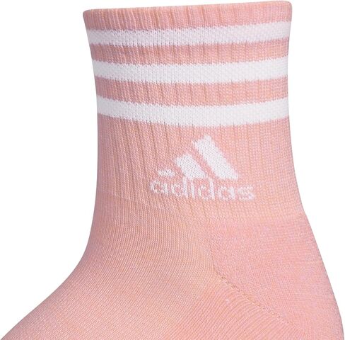 adidas Men's 3-Stripe High Quarter Socks (3-Pair) with Arch Compression for a Secure Fit in Saudi Arabia