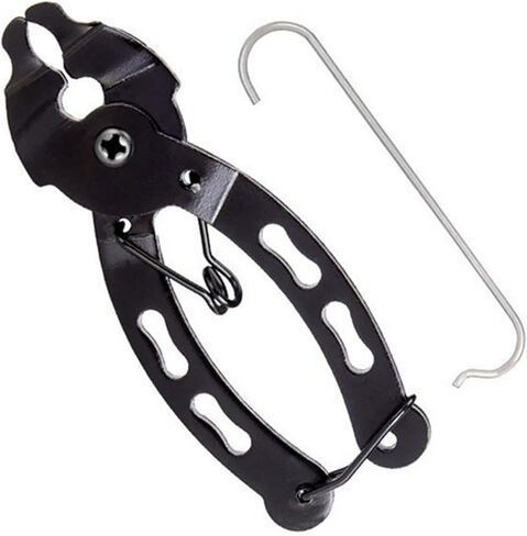 كماشة ربط الدراجة من SYCOOVEN، كماشة ربط سلسلة الدراجة الجبلية، أداة إزالة 2 في 1 زردية فتاحة أقرب، متوافقة مع إصلاح سلاسل الدراجات بجميع السرعات (أسود) in Kuwait