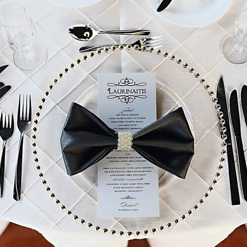 Pearl Napkin Rings Set of 6, Delicate Handmade Napkin Holder Ring Buckles Ideal Table Setting Decor for Wedding, Valentine's Day, Banquet, Birthday, Thanksgiving (White) in Saudi Arabia