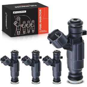 A-Premium Fuel Injectors Compatible with Kia Soul 2010-2011 L4 1.6L, Gas, Set of 4, Replace# 0280157174