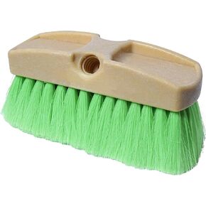 Guttermaster GM-214NP-8 Green 8 Inch Oblong Very Soft Flow Through Brush for Vehicles and Boats