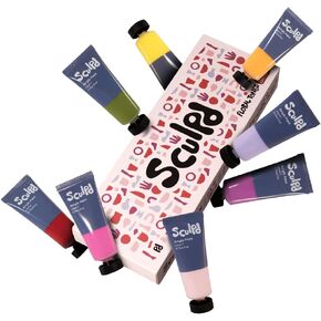 Sculpd Metallic Acrylic Paint Pens Set, Monotones Tones, Premium Fine Tips for Painting Pottery, Wood, Cardboard, Paper, Glass & Most Other Surfaces, 4 Modern Colours for Arts & Crafts