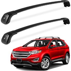 FengYu Heavy Duty 260lb Lockable Roof Rack Cross Bars Compatible with Ford Edge 2015-2024 with Anti-Theft Metal Lock, Aluminum Crossbar Cargo Bars Canoe Kayak Car Snowboard Rooftop Carrier Luggage