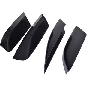 labwork ABS Black Car Top Side Roof Rails Rack Leg Cover End Cap Protection Cover Shell LUCK000646 Replacement for 2003-2009 4Runner N210
