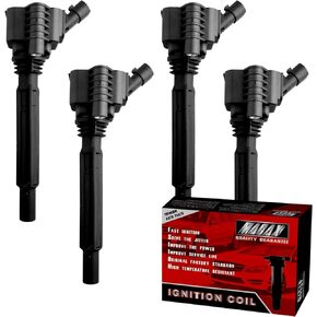 Set of 4 Ignition Coils UF673 C1828 Compatible with Dodge Dart 2013-2016 Fiat 500 2012-2017 L4 1.4L - Replaces 68081914AC 68081914AA