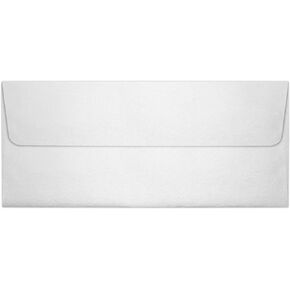 LUXPaper #10 Business Envelopes | Peel & Press | 4 1/8" x 9 1/2" | Crystal Metallic | 80lb. Text | 50 Qty