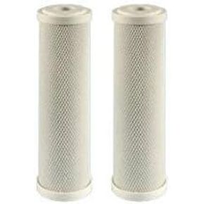 CFS – 2 Pack Carbon Block Water Filter Cartridges Compatible with Flow-Pur 8, WCBCS-975-RV Models – Removes Bad Taste & Odor – Whole House Replacement Filter Cartridge – 5 Micron