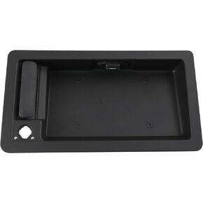 JDMSPEED New Rear Cargo Door Handle & License Plate Tag Bracket Replacement for Ford Van E150 E250 E350