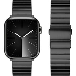 Fullmosa Compatible Apple Watch Metal Bands 49mm 45mm 44mm 42mm 41mm 40mm 38mm, Stainless Steel iWatch Band Men Women for Apple Watch Series Ultra 9 8 7 6 5 4 3 2 1 SE